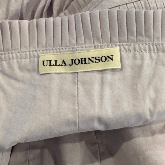 ULLA JOHNSON Lune Tiered Cotton Midi Dress Size 4 - Picture 9 of 11